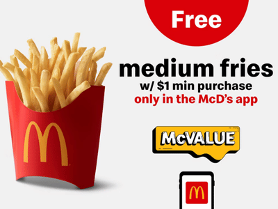 Free Medium Fries From McDonald’s