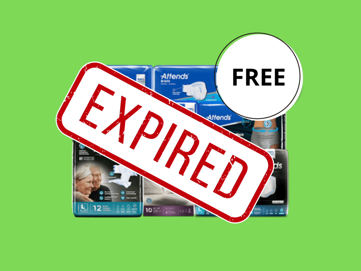 Free Sample of Attends Incontinence Products!