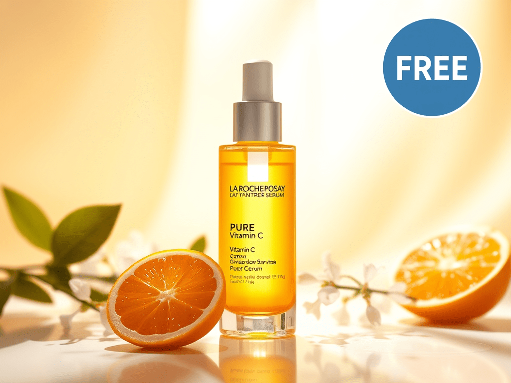 Glow Up with a FREE La Roche-Posay Vitamin C Serum Sample!