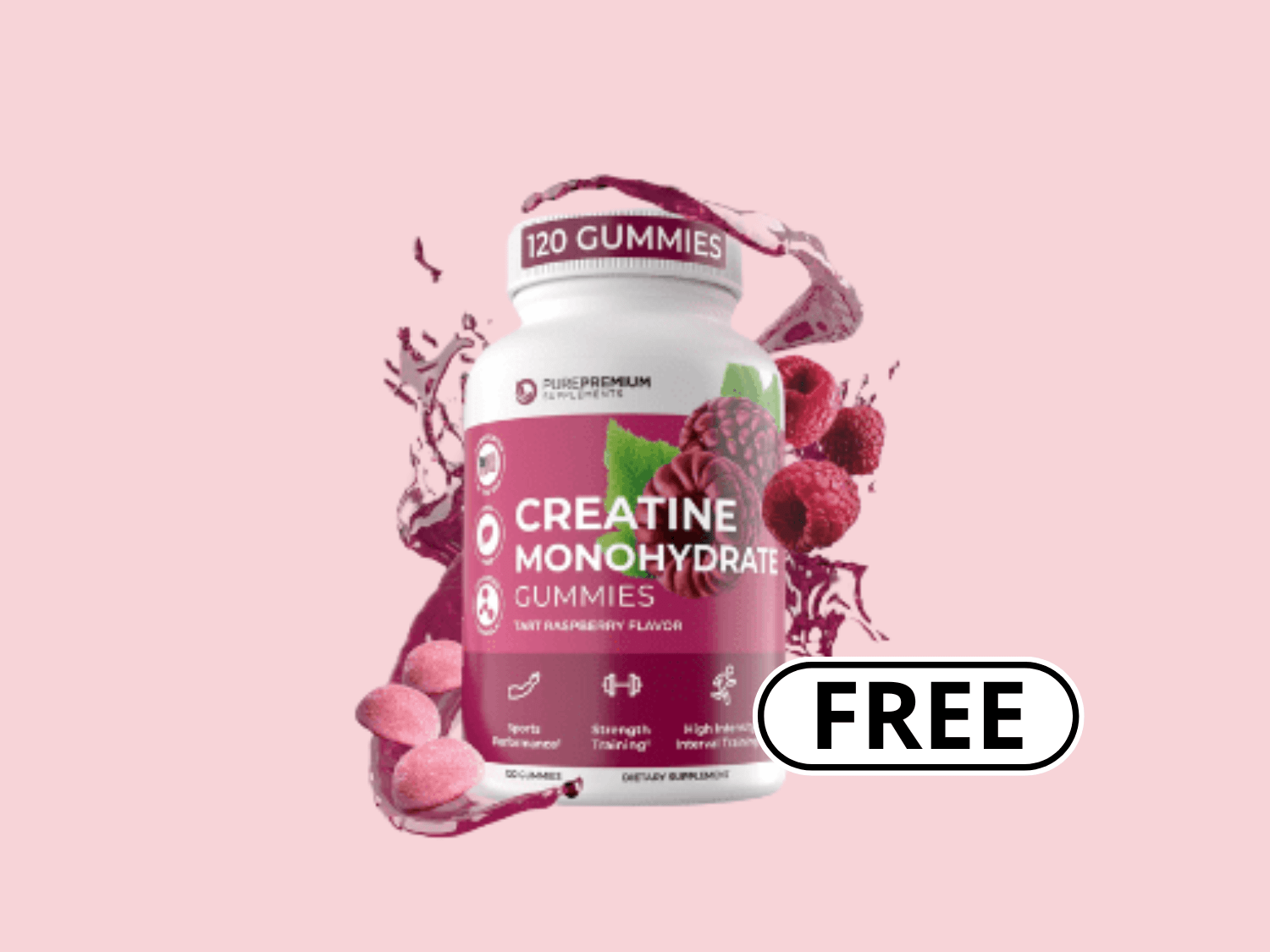Try PurePremium Creatine Gummies for Free!