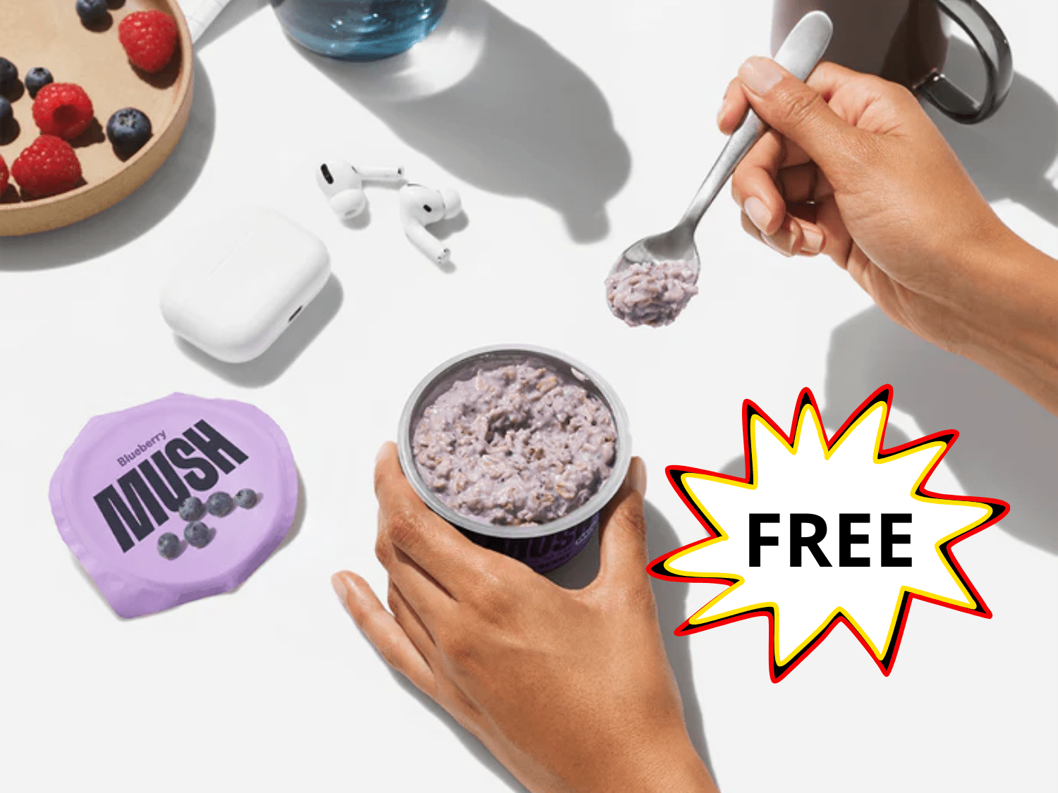 Get a Free Pack of MUSH Overnight Oats!