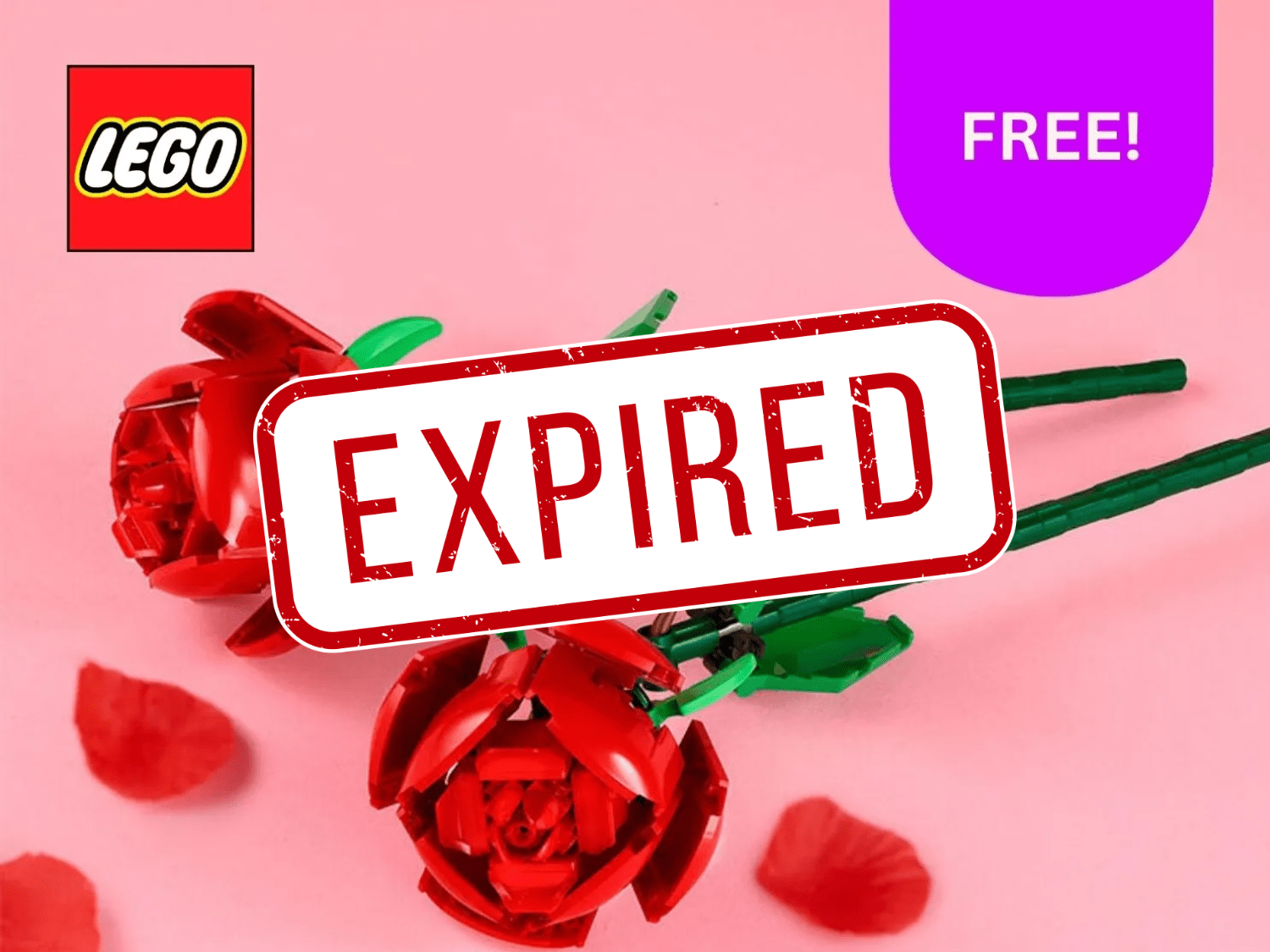 LEGO Roses Set Freebie