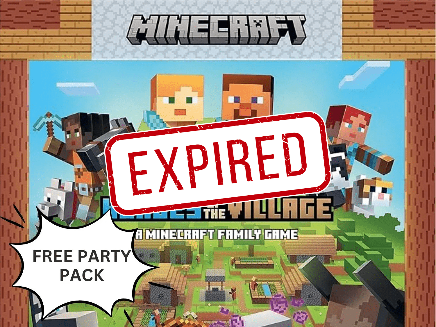 Free Minecraft Game Night Party Pack
