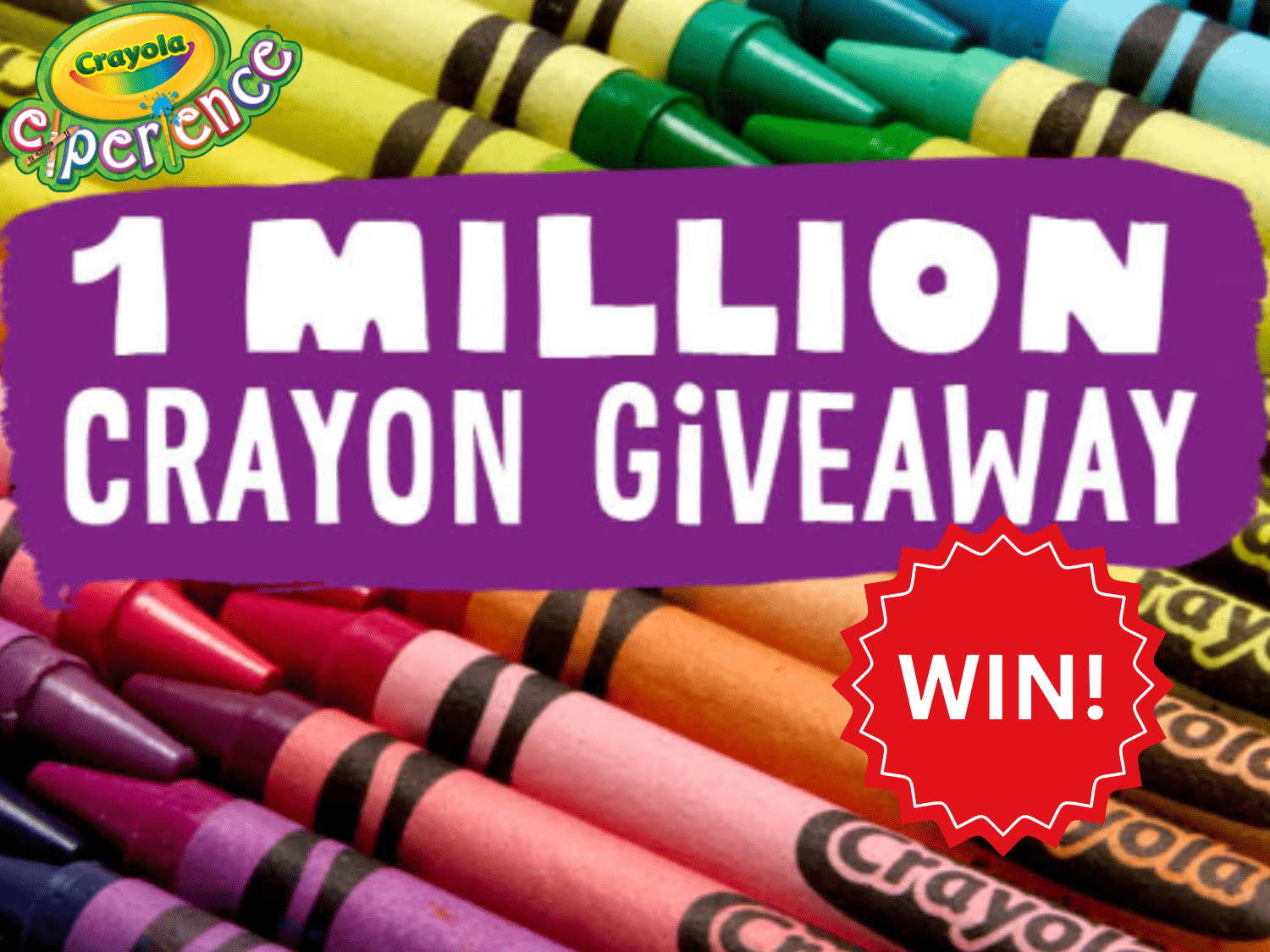 Crayola’s 1 Million FREE Crayon Giveaway!