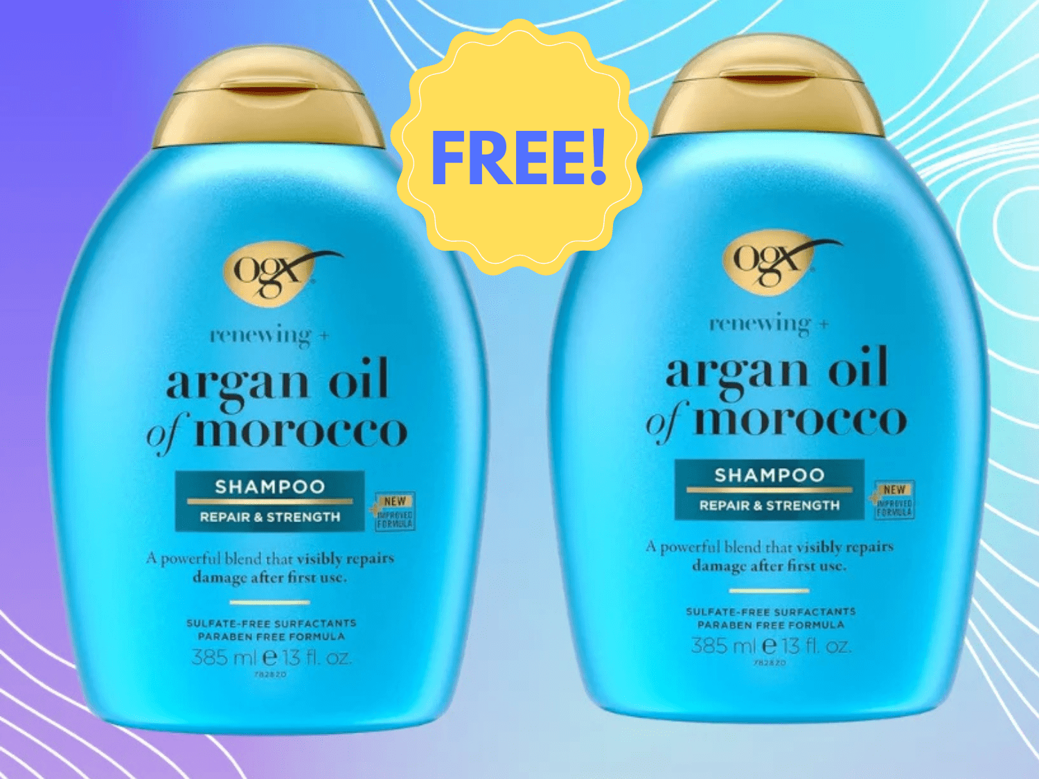FREE Sample of OGX® Renewing + Argan Oil of Morocco Haircare