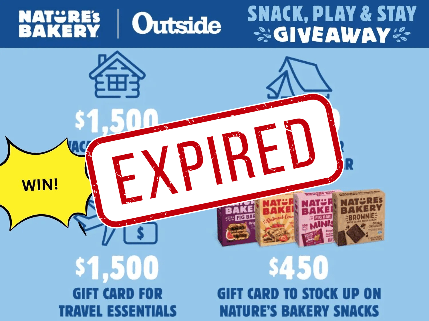 Enter The Nature’s Bakery Sweepstakes