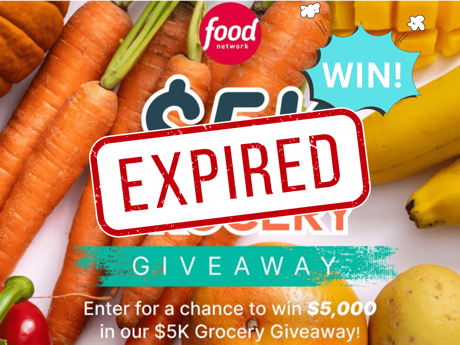 Win $5,000 in Groceries with Food Network’s Epic Sweepstakes!