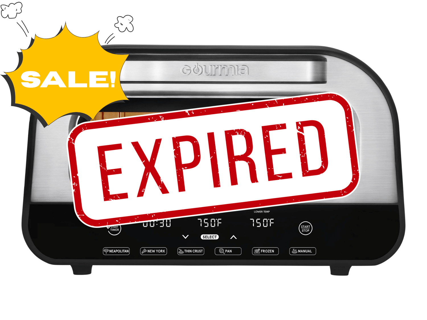 Get the Gourmia Pizzeria Indoor Pizza Oven for a Great Price!