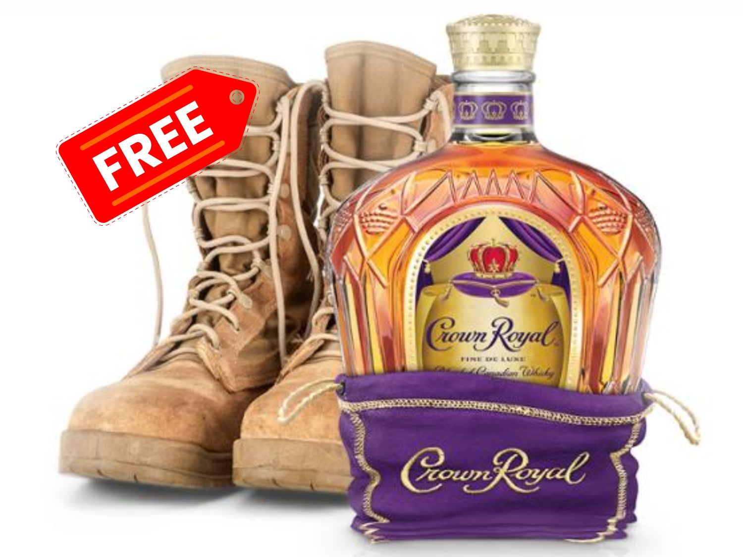 FREE Crown Royal Military Care Package for Our Troops