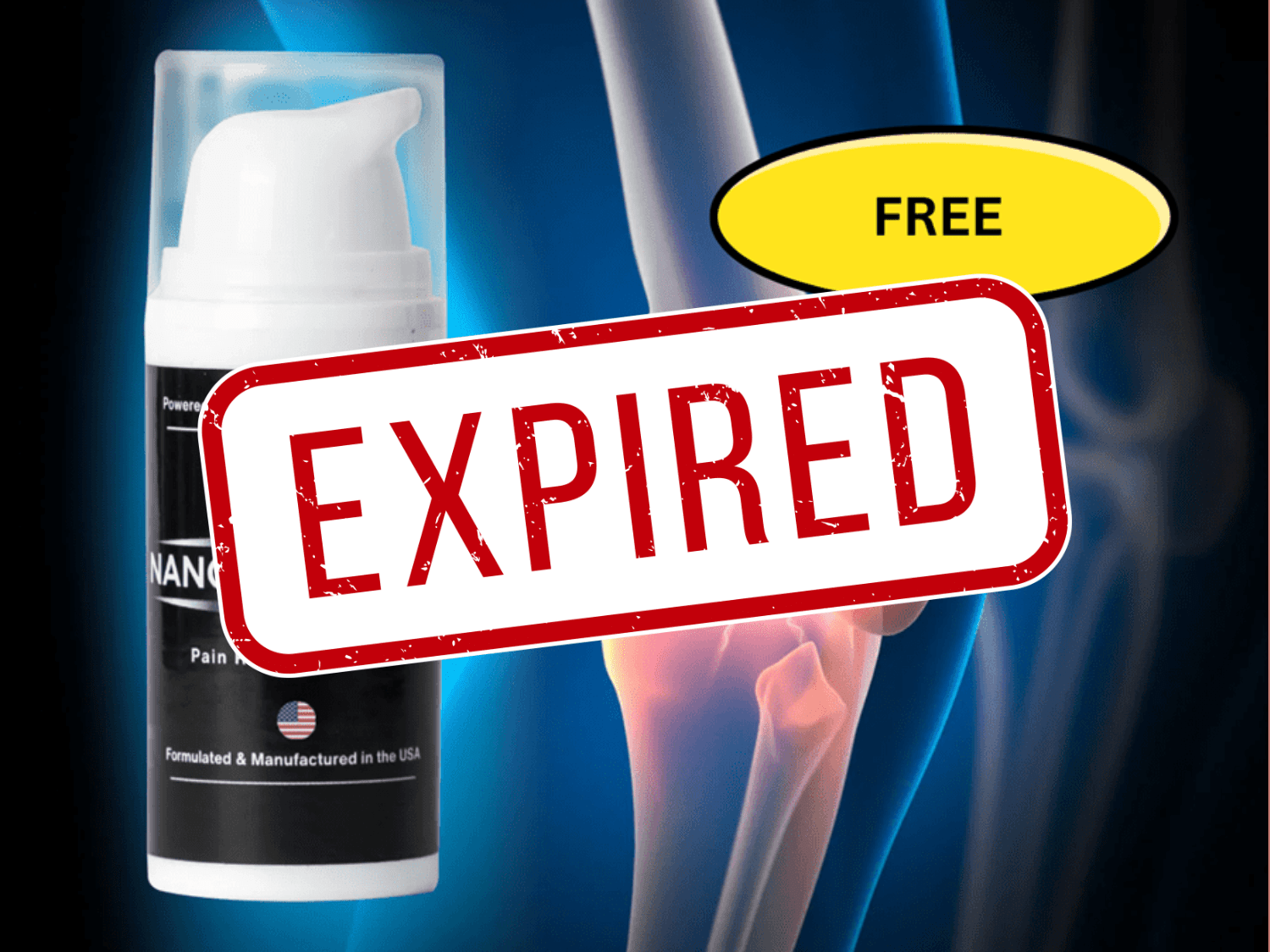 FREE NanoXtreme Pain Relief Cream On-the-Go + FREE Shipping