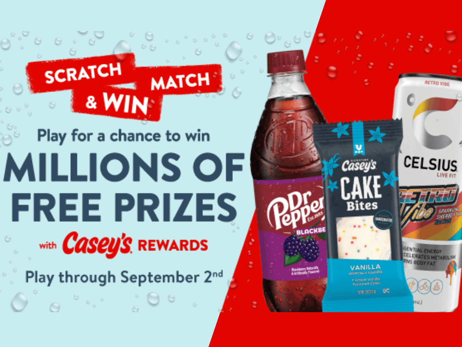 Score Free Food, Drinks & Bonus Points Instantly with Casey’s New Game