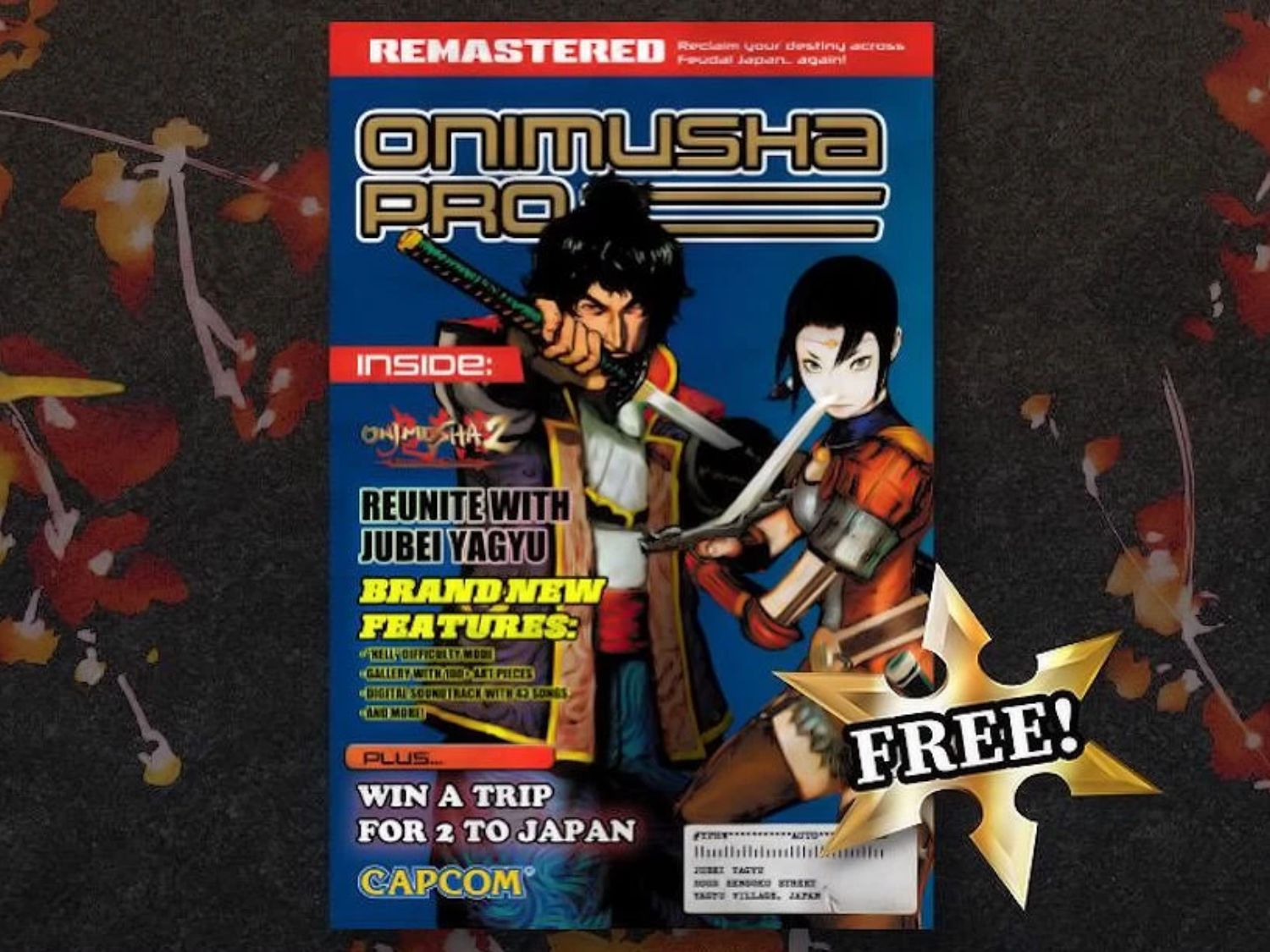 FREE Copy of Onimusha Pro Magazine