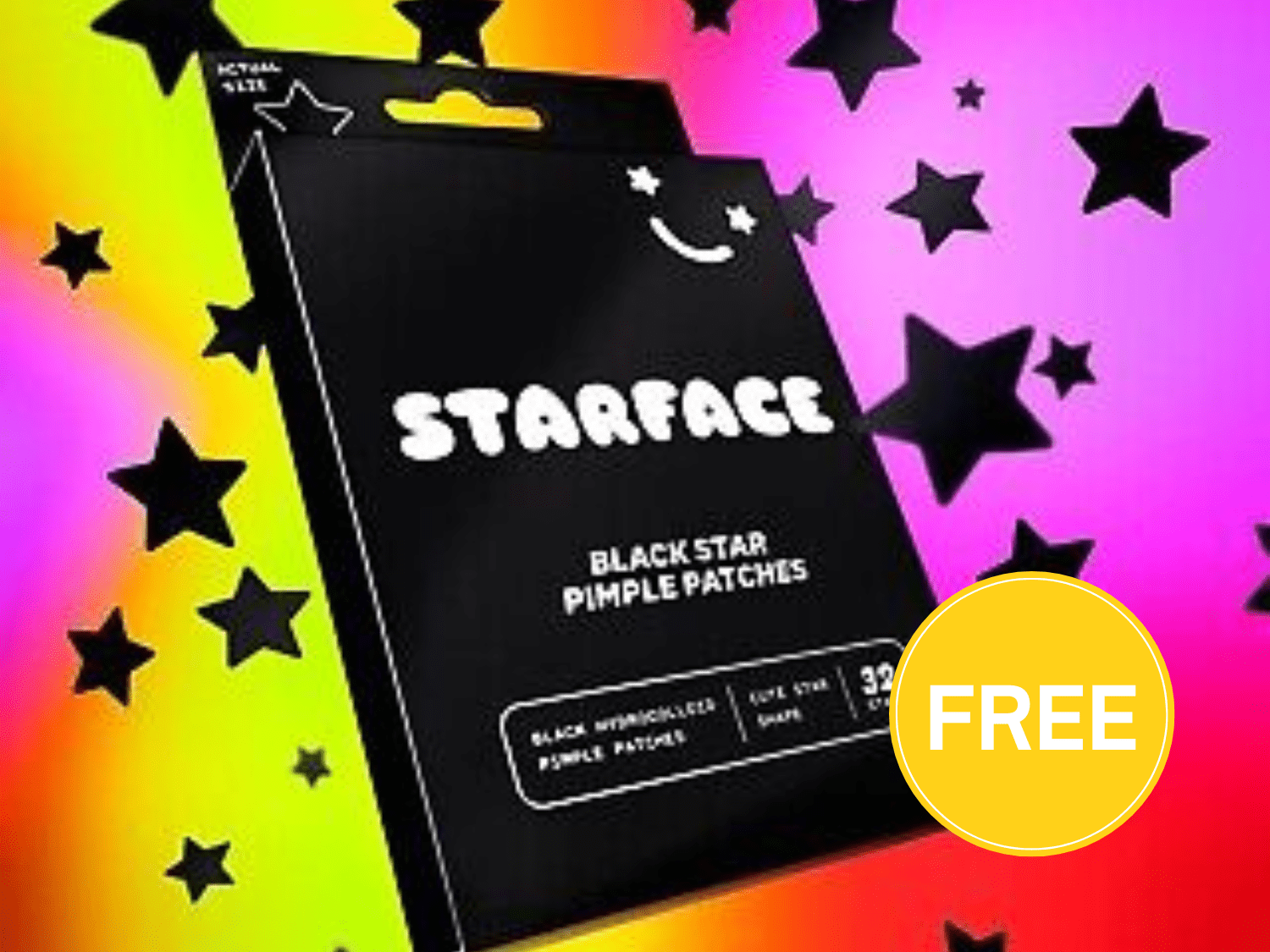 Score FREE Starface Black Star Pimple Patches!