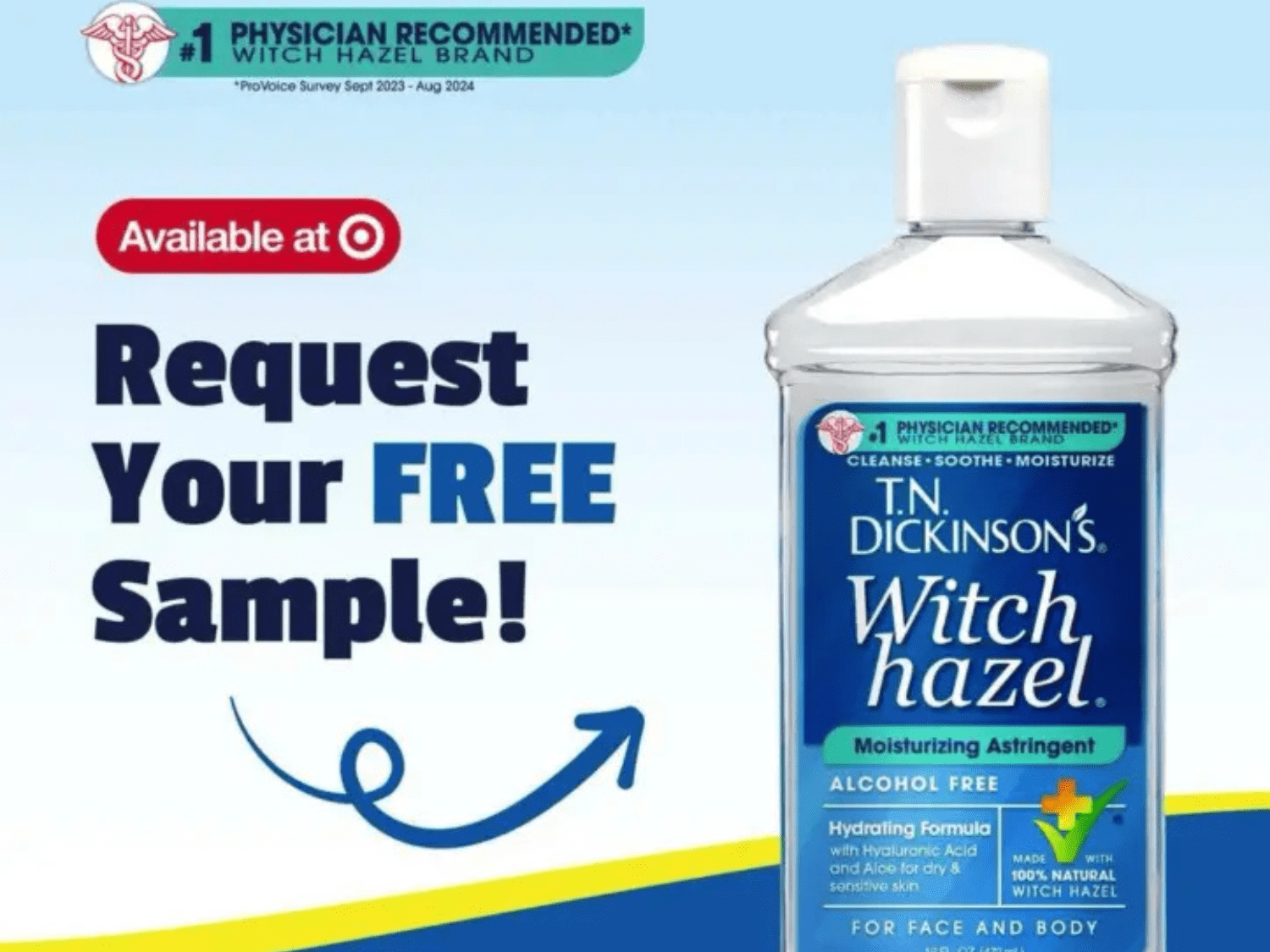 Snag Your FREE Dickinson’s Witch Hazel Sample!