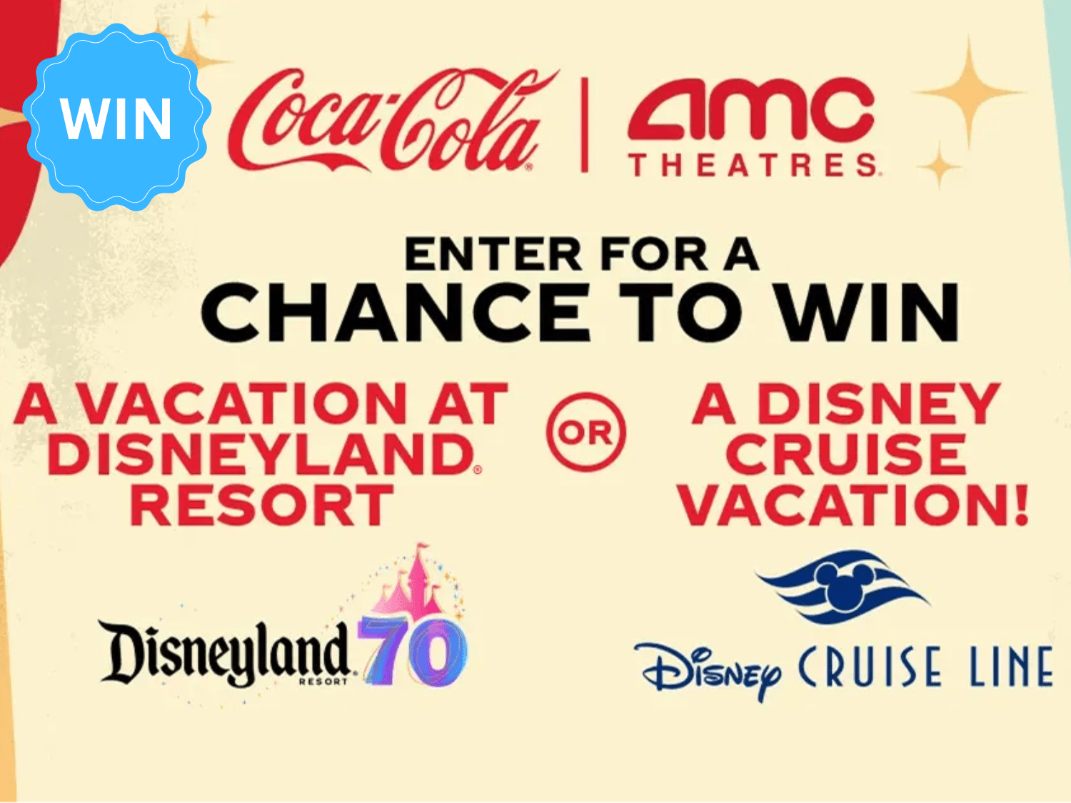 Win a Disney Vacation with Coca‑Cola® x AMC®!