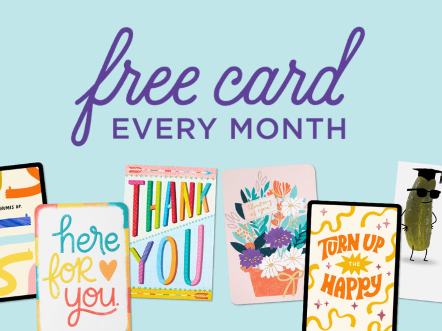Free Hallmark Greeting Card Every Month