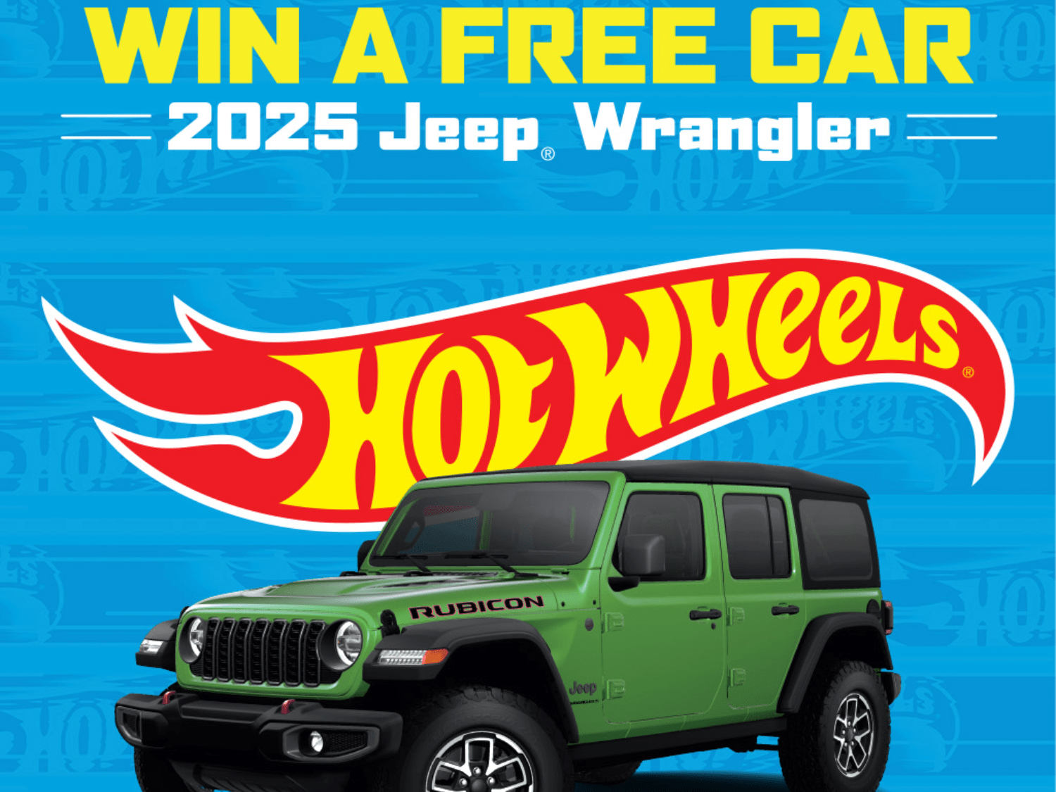 Win a 2025 Jeep Wrangler – Enter the Hot Wheels Giveaway Today!