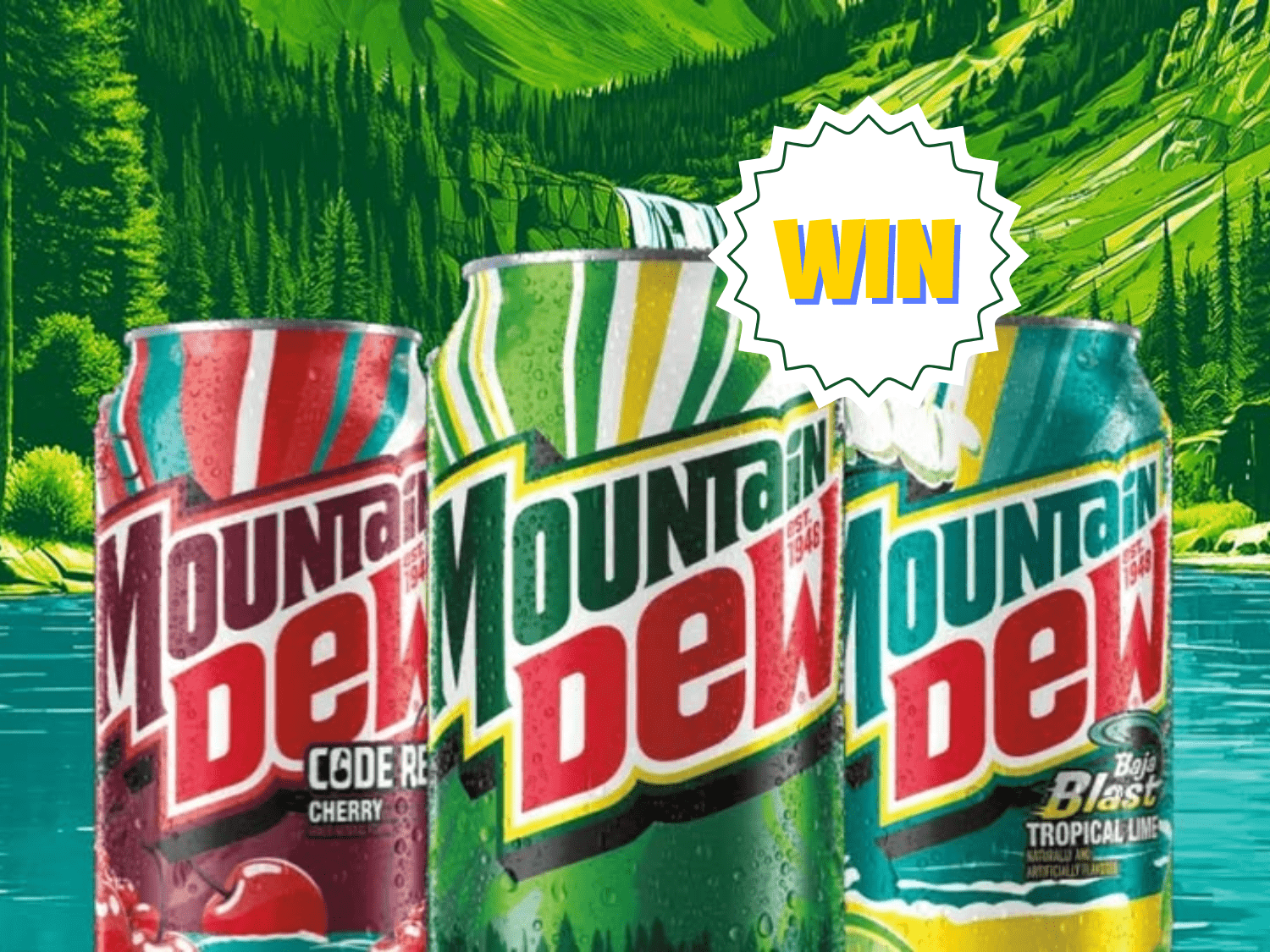MTN DEW Instant Win: Snag a Travel Trailer, Hammocks & More!