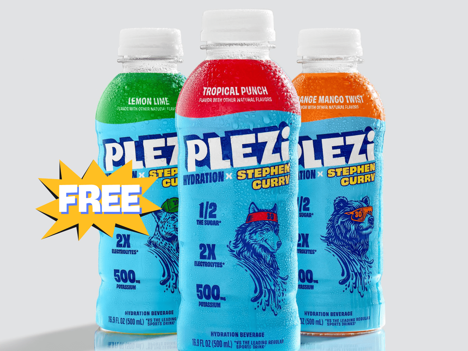 Get 2 FREE PLEZi Hydration Drinks at Walmart