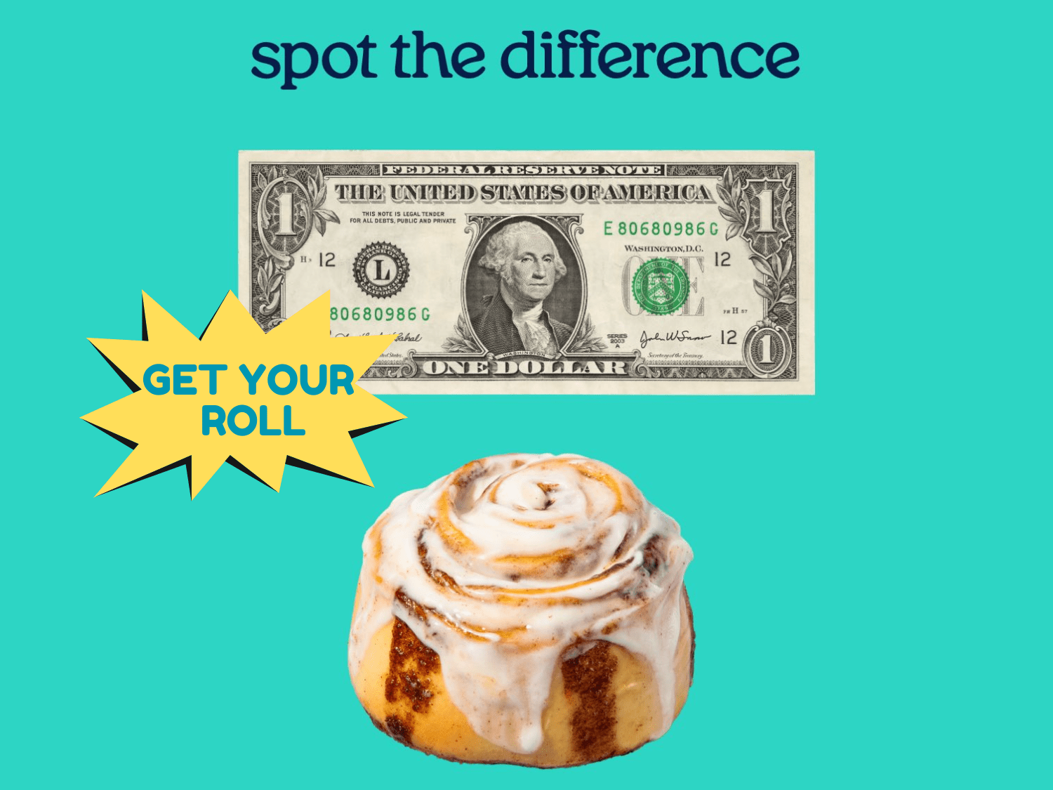 $1 Cinnamon Roll Deal at Cinnabon – Only on October 4!