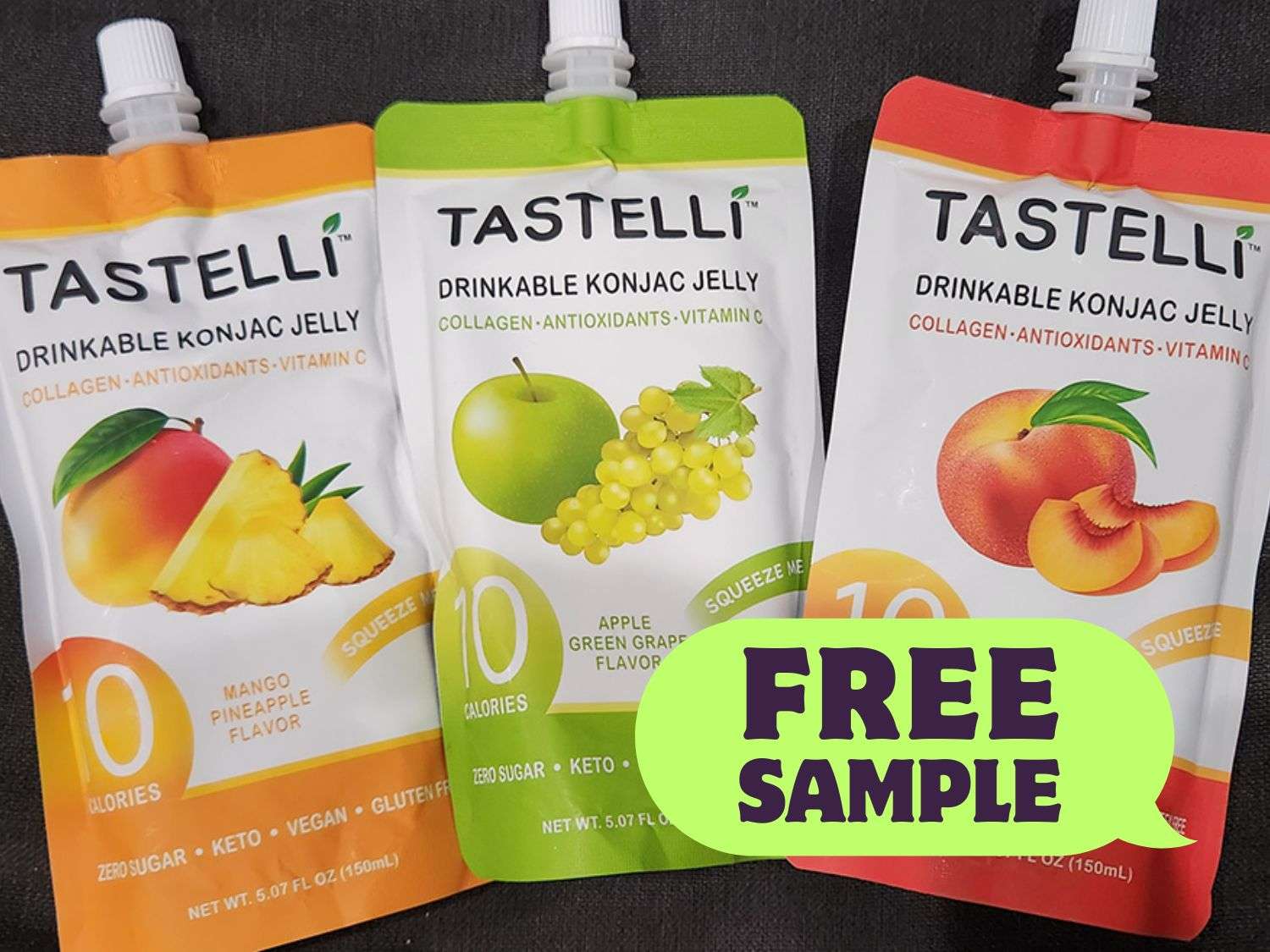 Free Tastelli Natural Fruit Gel Pouch – Guilt-Free Snack