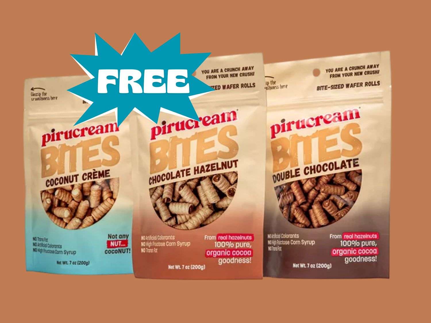 Get Free Chocolate Hazelnut Pirucream Bites!