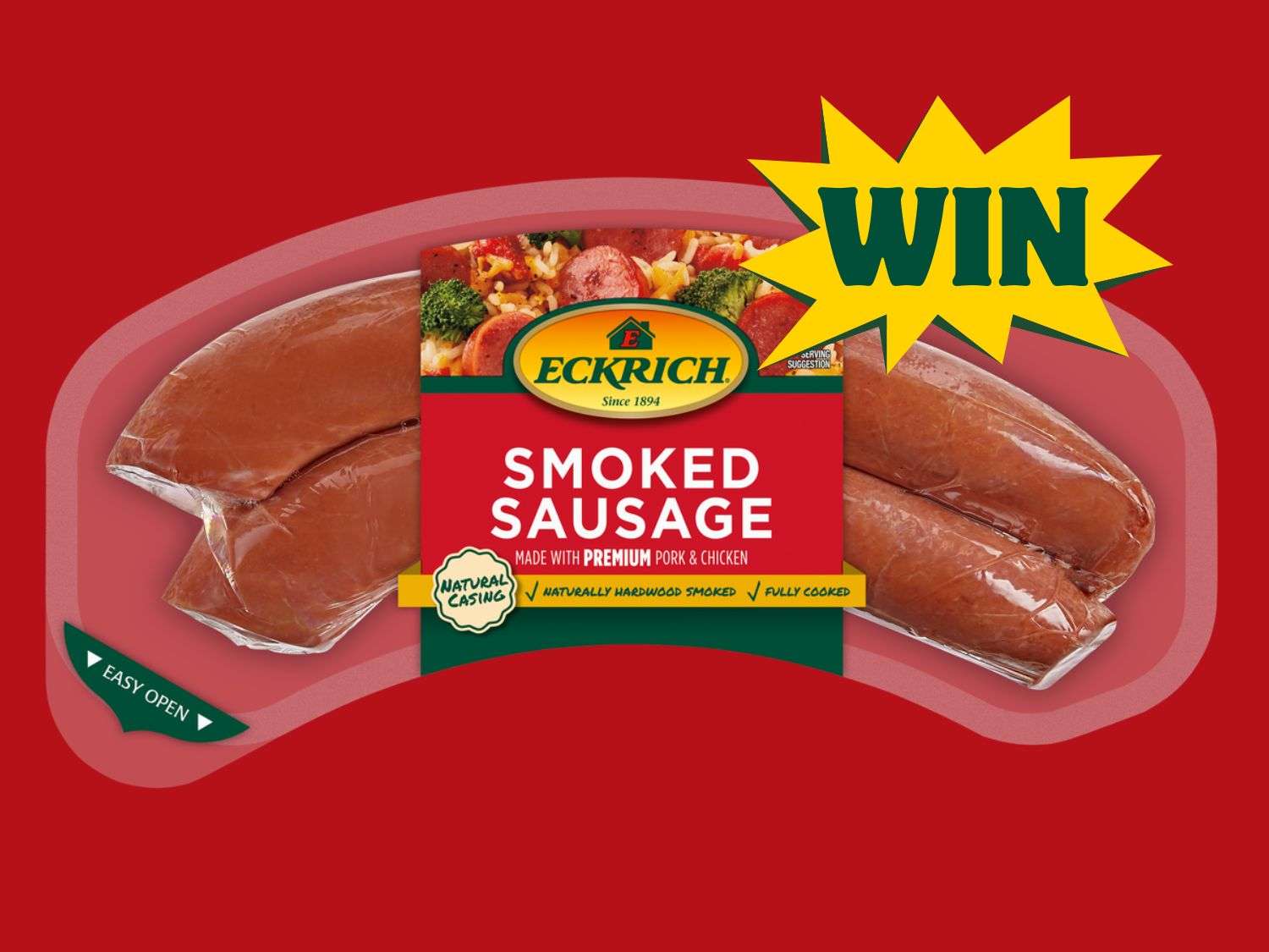 Win Free Sausage for a Whole Year from Eckrich!