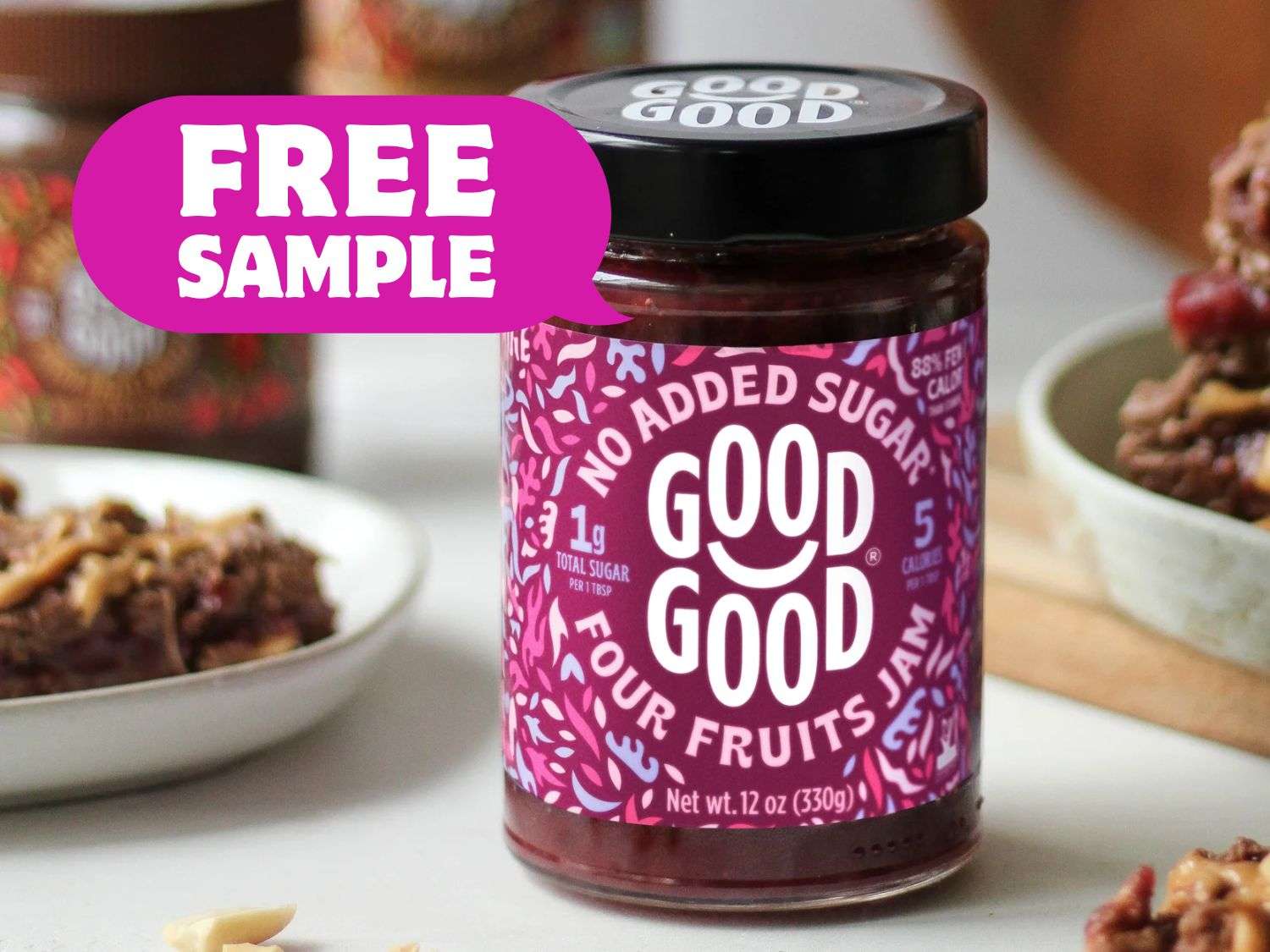 Free GOOD GOOD No Added Sugar Jam