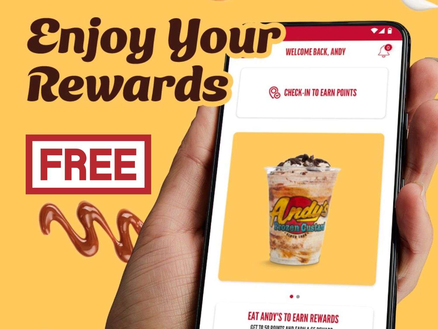 Free Frozen Custard & Sweet Perks – Join Andy’s #FANdys Loyalty