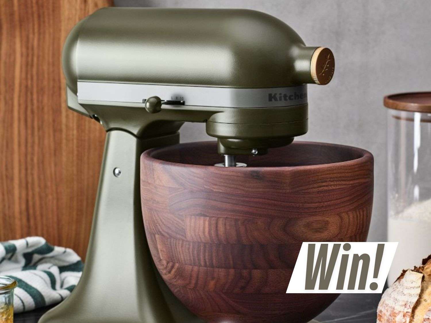 Win A KitchenAid Evergreen Tilt-Head Stand Mixer
