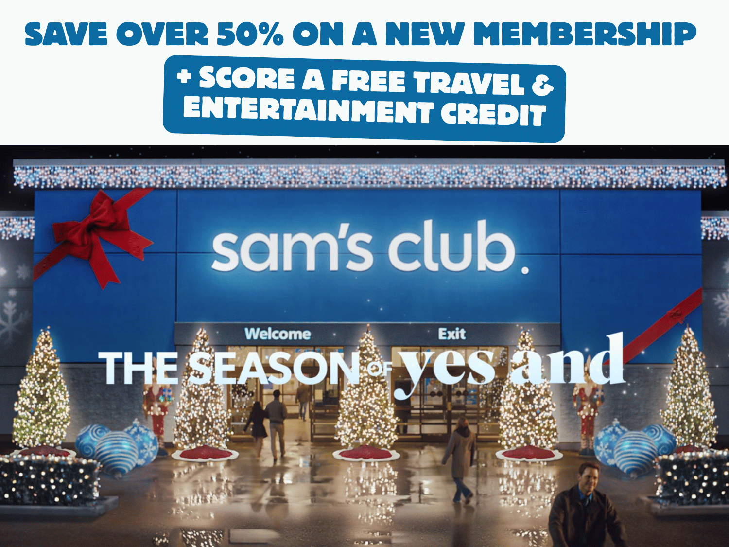 Save Over 50% on a Sam’s Club Membership — Perfect Timing for the Holidays