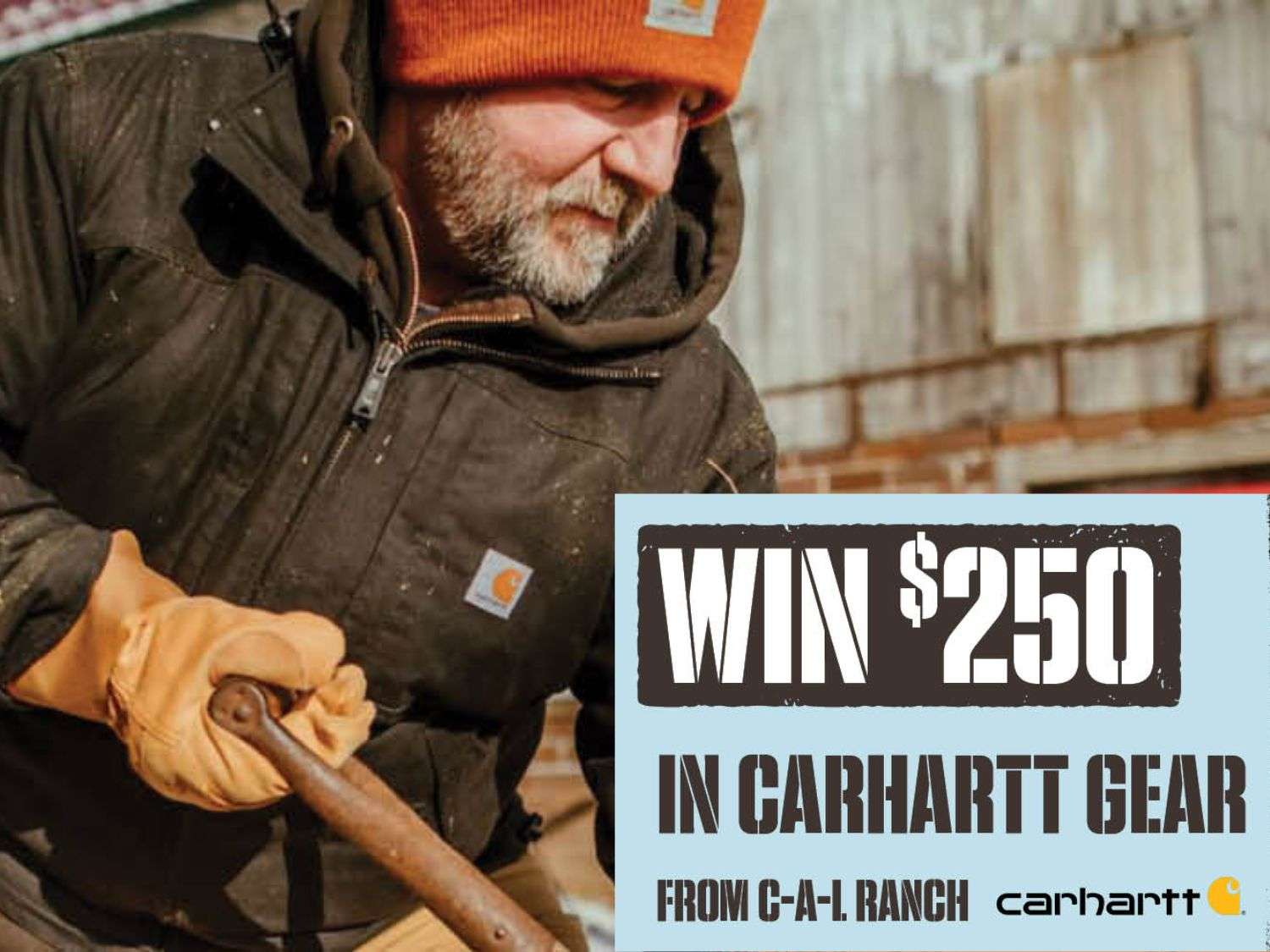 C-A-L Ranch $250 in Carhartt Giveaway
