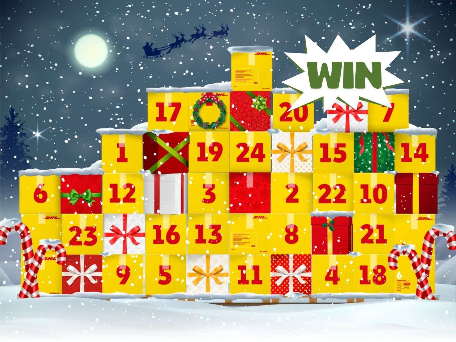 DHL Daily Prize Giveaway