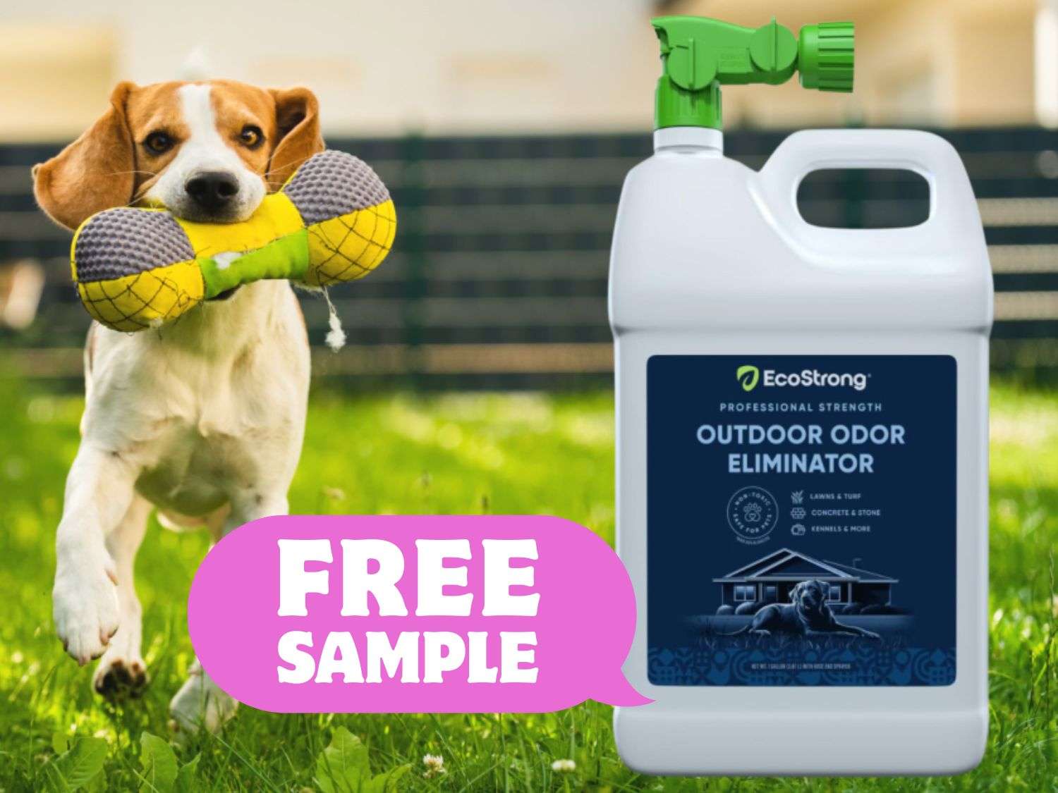 Apply Now For A FREE Sample of Our Outdoor Odor Eliminator