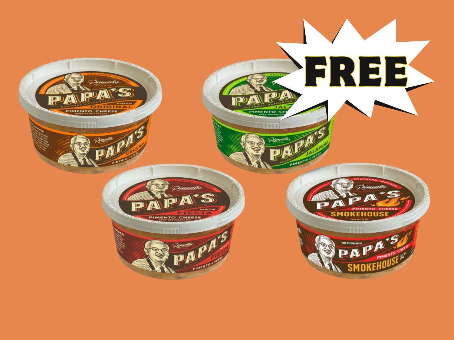 Get a Free Papa’s Pimento Cheese