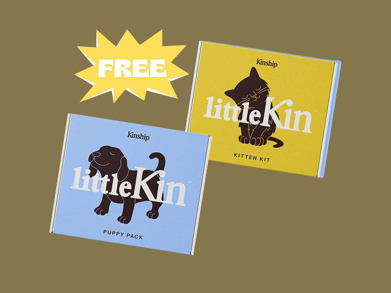 Free Puppy or Kitten Pack from Kinship