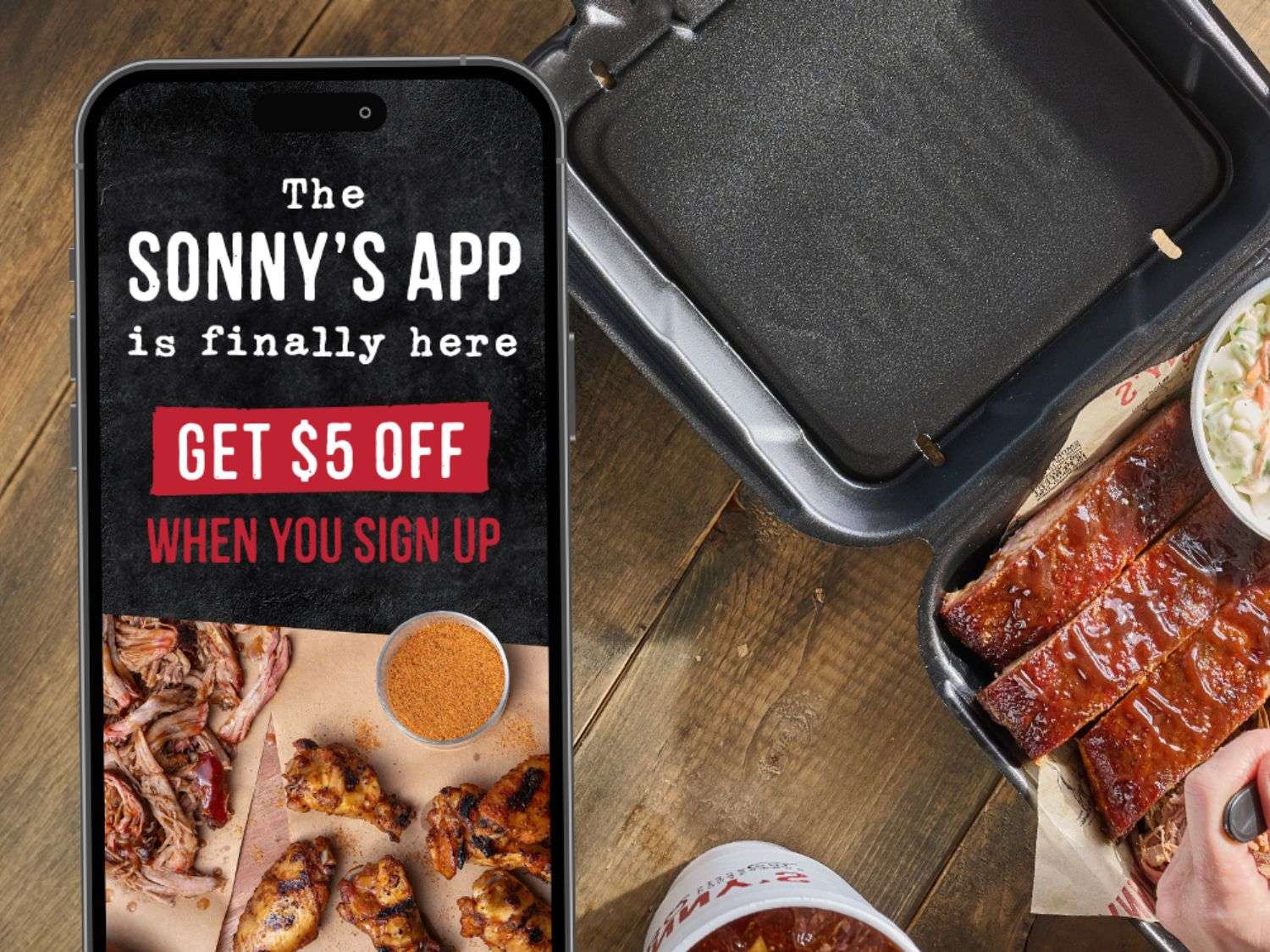 Get $5 Off at Sonny’s BBQ