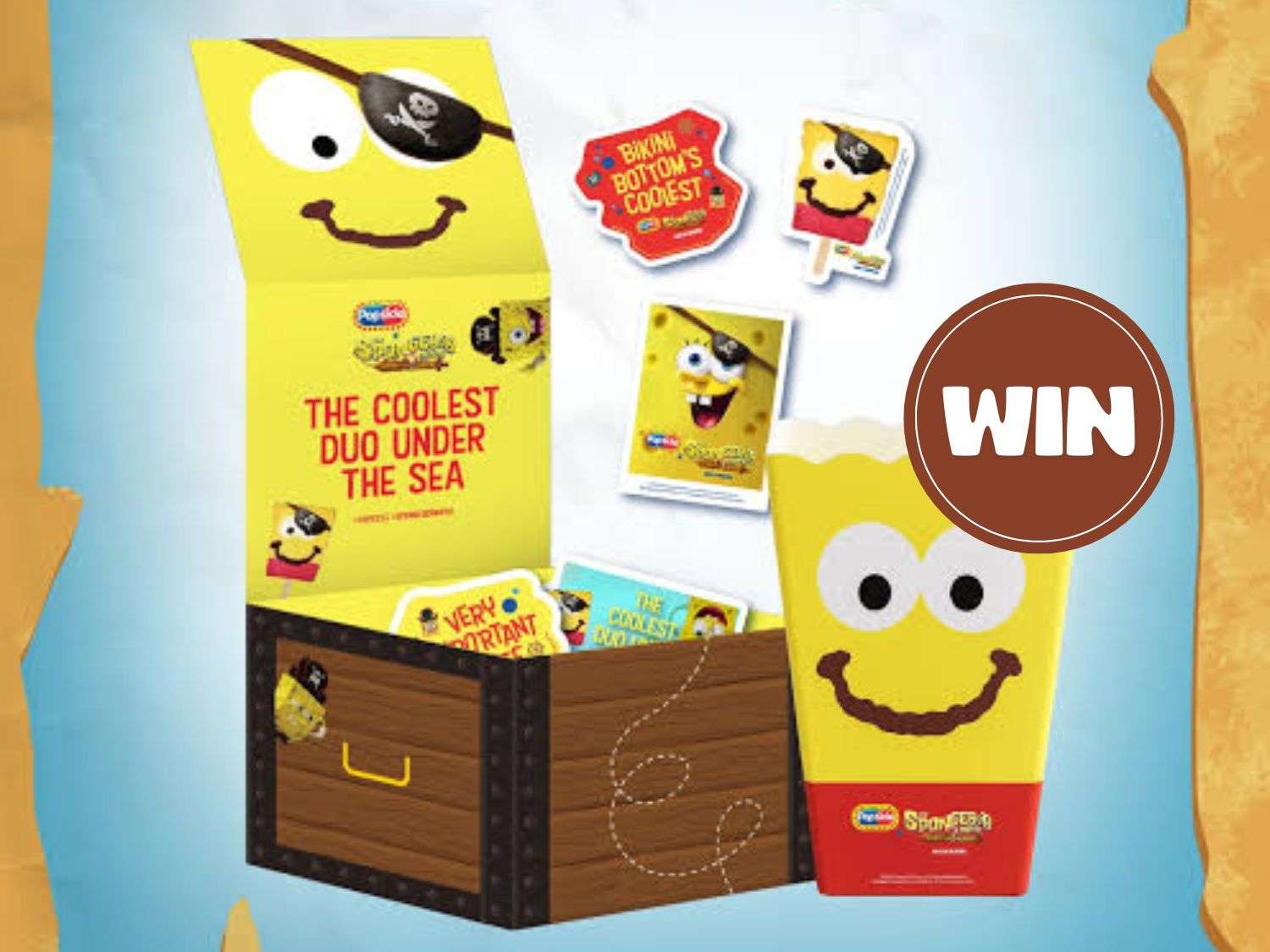Win A SpongeBob & Popsicle Treasure Chest