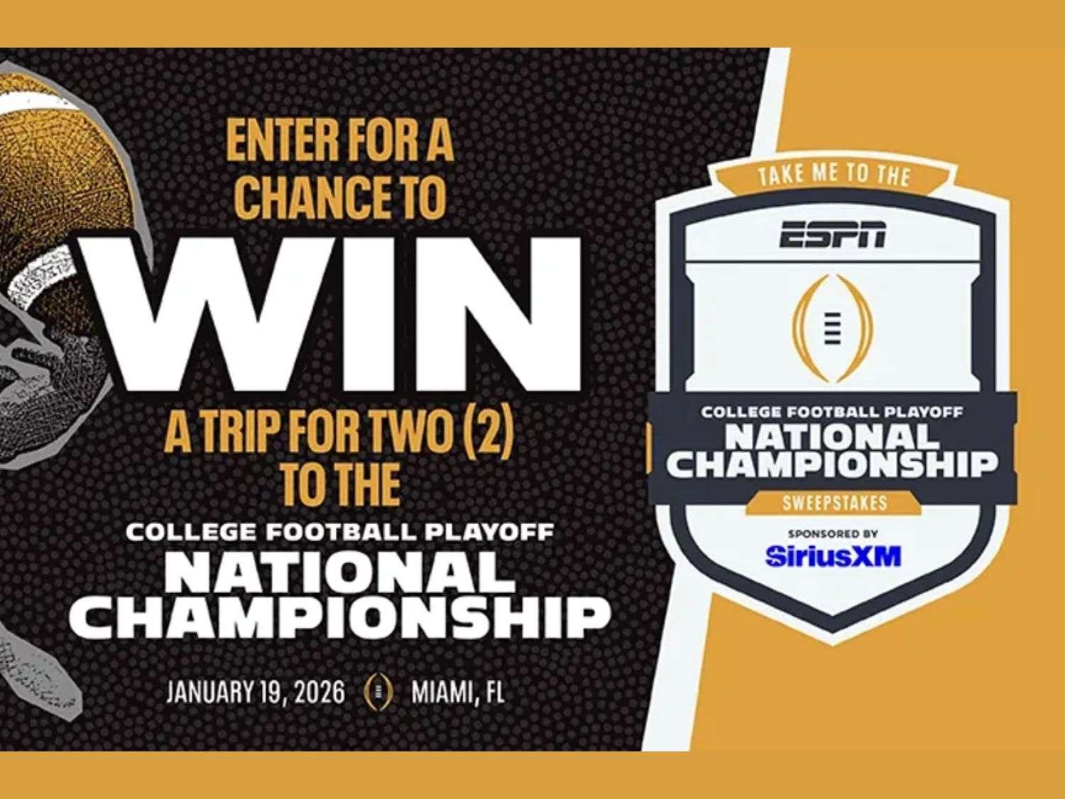 Win A Trip To The College Football Playoff National Championship