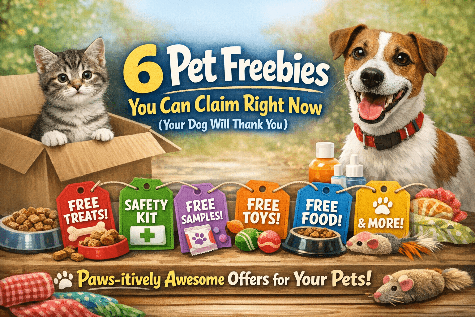 6 Pet Freebies You Can Claim Right Now (Your Dog Will Thank You)