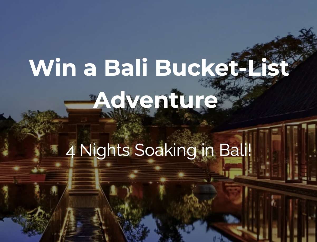 Win a 5 Day Curated Bali Adventure (This One Is a Whole Lifestyle)