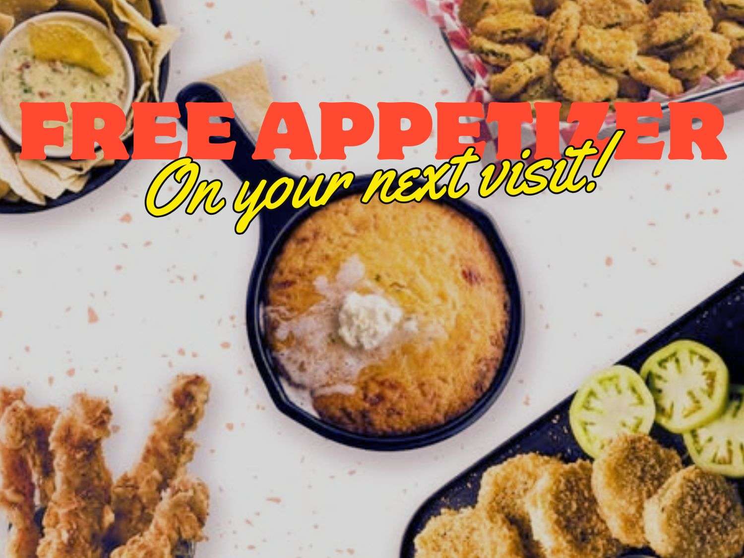 FREE Appetizer on Your Next Visit to Cotton Patch