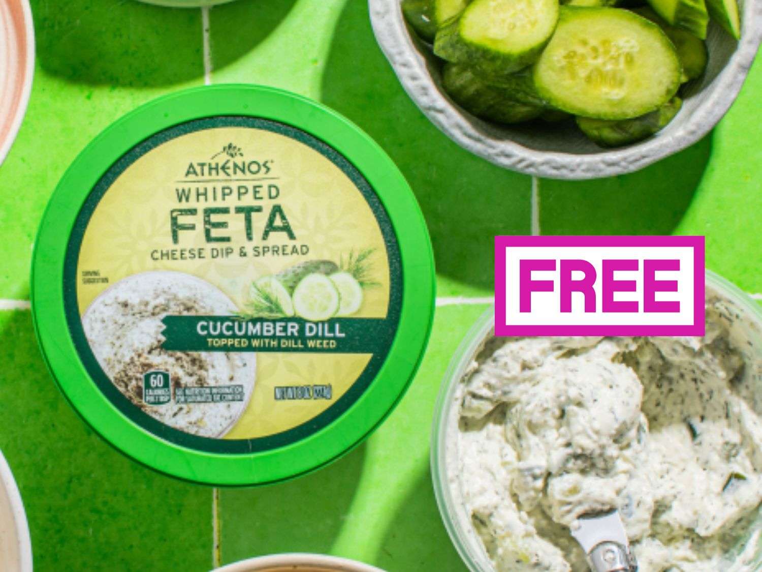 Free Athenos Protein Packed Feta