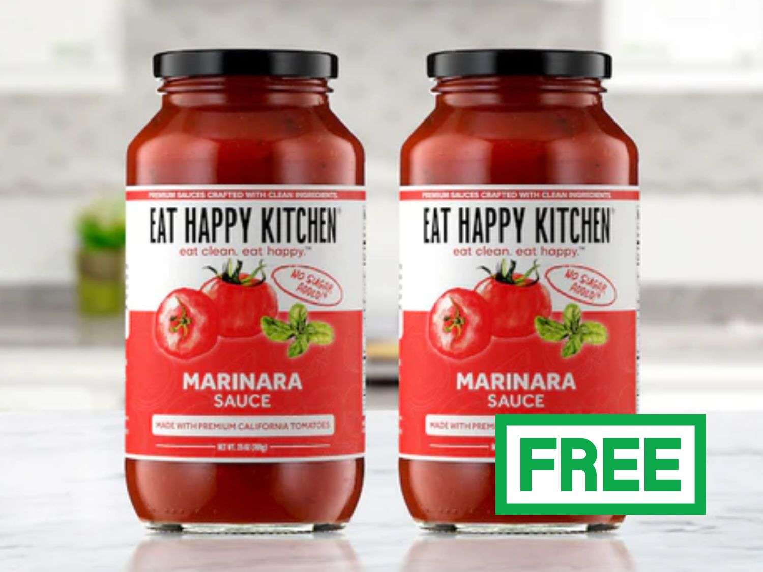 Free Eat Happy Kitchen Premium Pasta Sauces