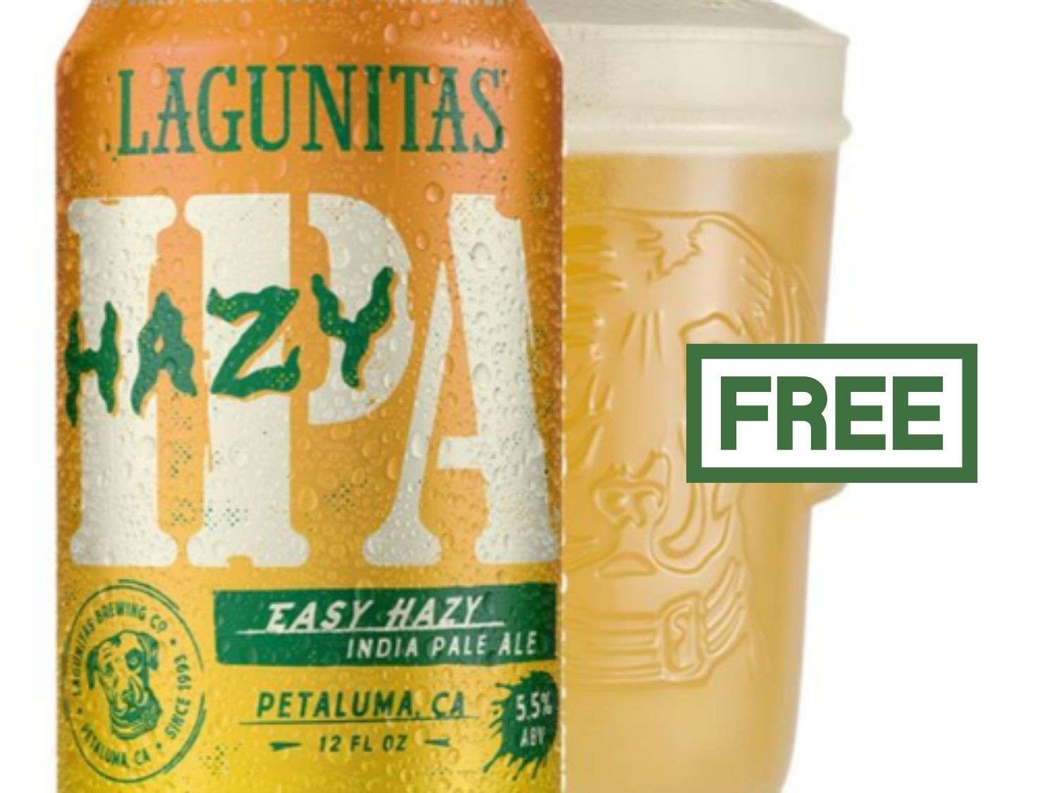 Free Lagunitas Hazy IPA Pint