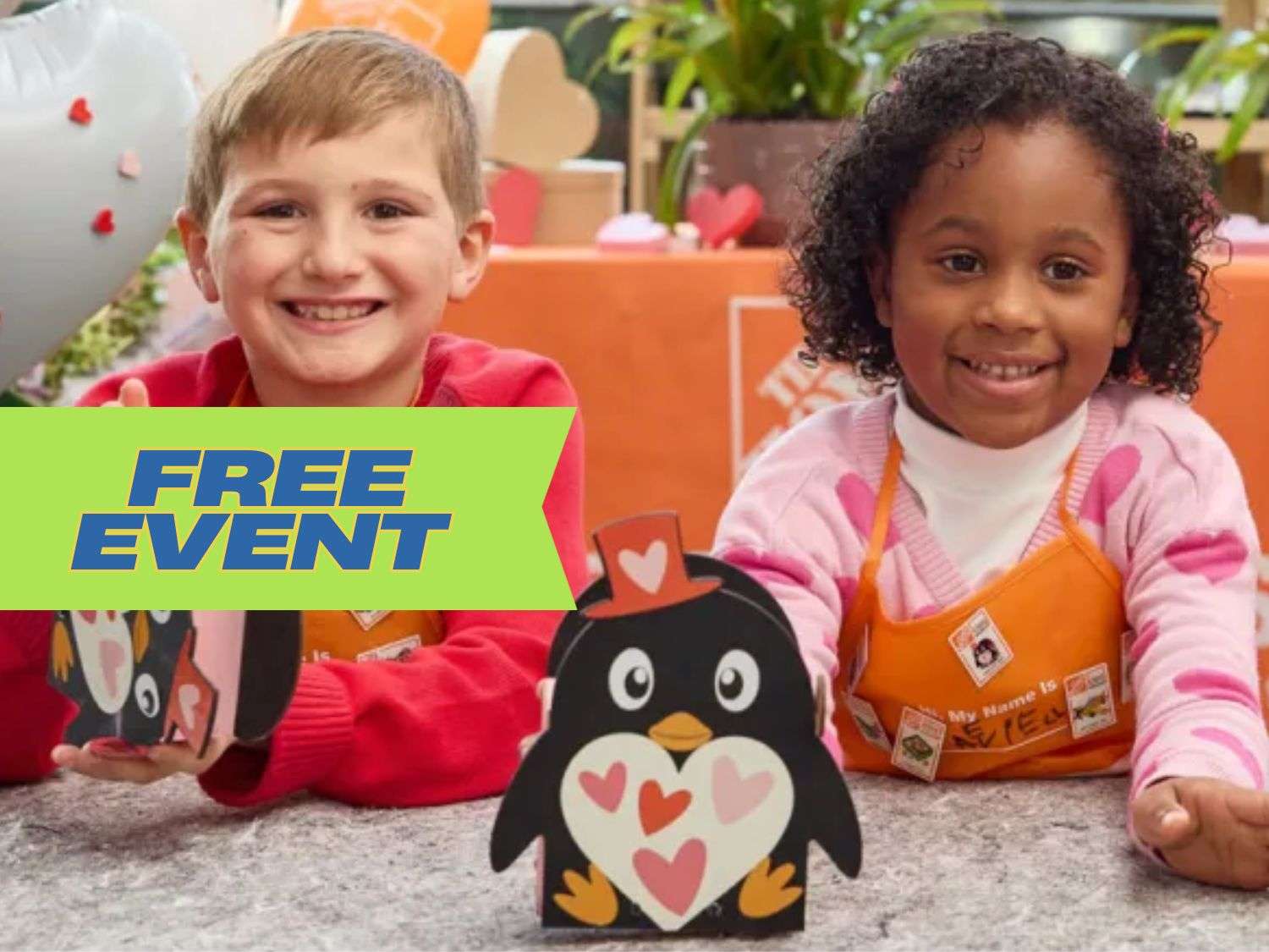 Free Penguin Mailbox Kids Workshop