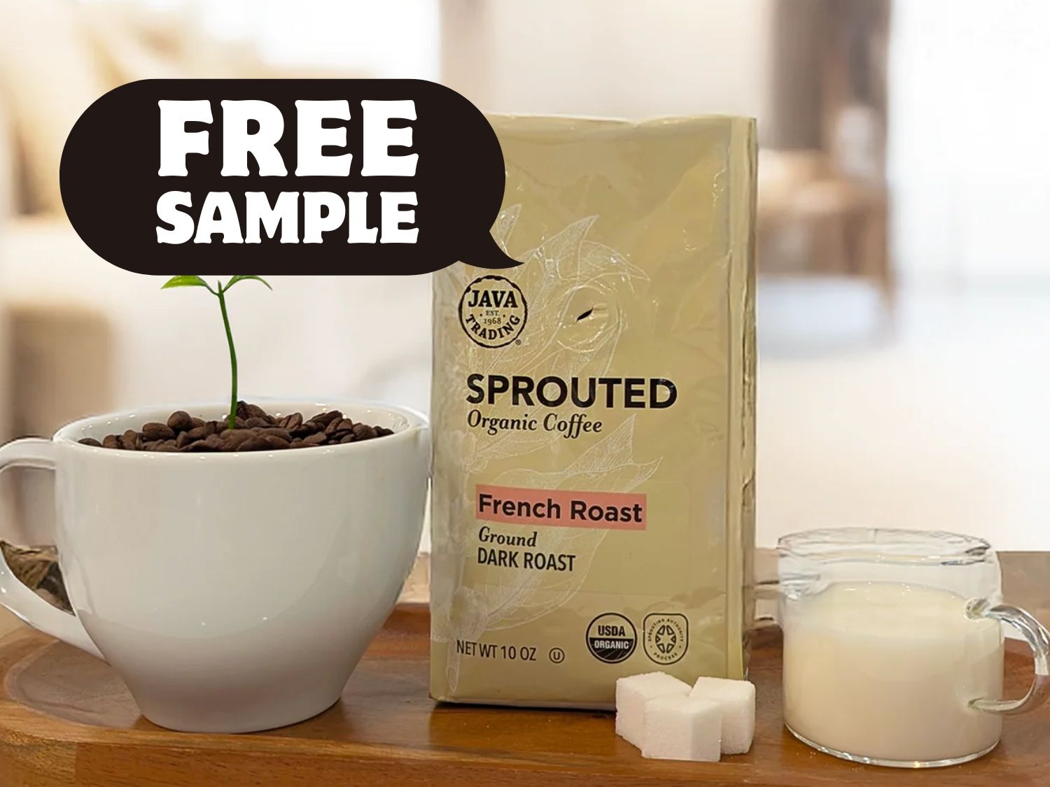 Free Sprouted Ground Coffee Sample