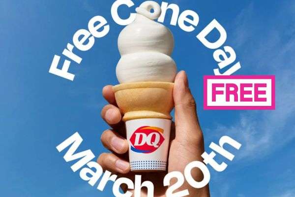 Dairy Queen: Free Cone Day on March 19th