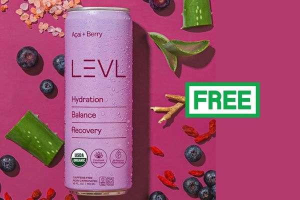 Get a FREE Can of LEVL Hydration