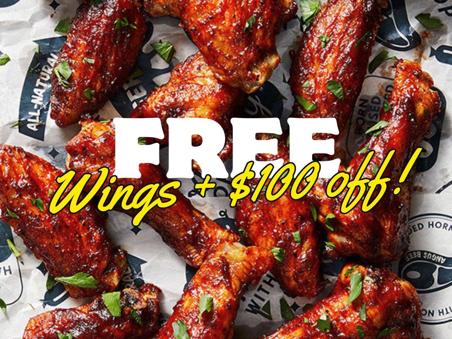 Free Wings + $100 Off at Good Chop